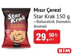 STAR KRAK MISIR ÇEREZİ BAHARATLI & DOMATES AROMALI 150 G